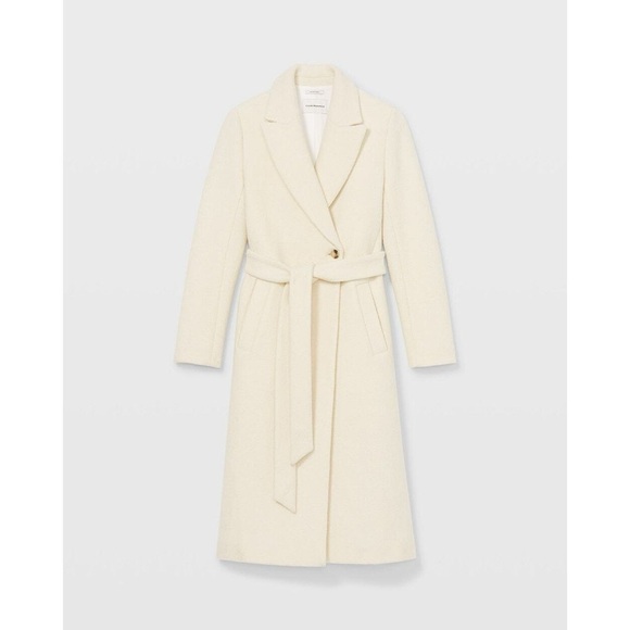 Club Monaco Cream Wool Coat A0421 - Picture 2 of 7